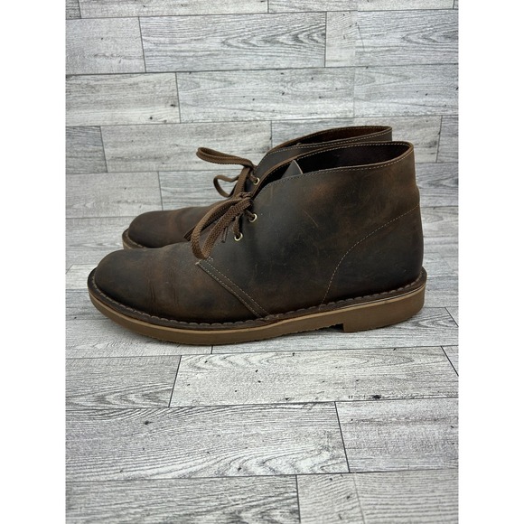 Clarks Bushacre 3 Men Beeswax Brown Leather Chukka Desert Boots Size 9.5M main image 6